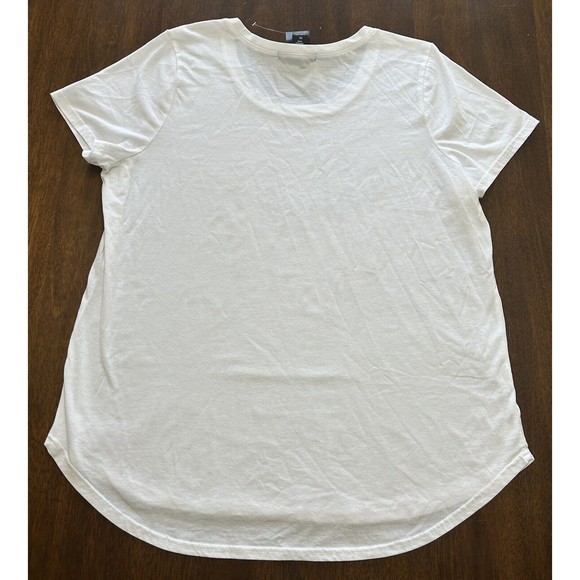 Sable Sky Women’s Plus Size 2X Bride T-Shirt White Wedding Bachelorette New! - Picture 4 of 4